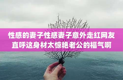 性感的妻子性感妻子意外走红网友直呼这身材太惊艳老公的福气啊