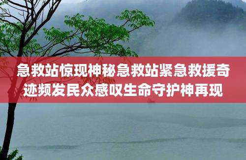 急救站惊现神秘急救站紧急救援奇迹频发民众感叹生命守护神再现