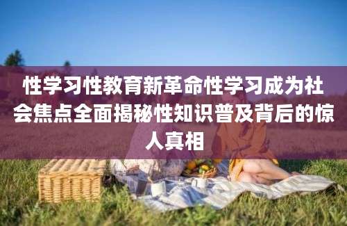 性学习性教育新革命性学习成为社会焦点全面揭秘性知识普及背后的惊人真相