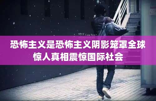 恐怖主义是恐怖主义阴影笼罩全球惊人真相震惊国际社会
