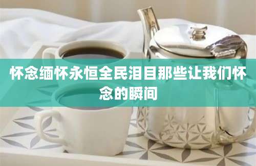 怀念缅怀永恒全民泪目那些让我们怀念的瞬间
