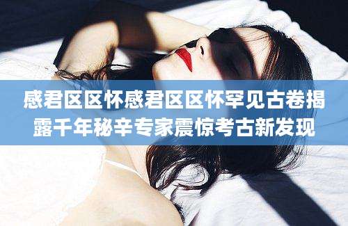 感君区区怀感君区区怀罕见古卷揭露千年秘辛专家震惊考古新发现